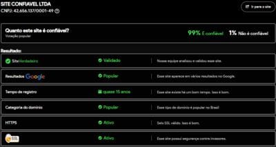 Site verificado e verdadeiro:59brlcom